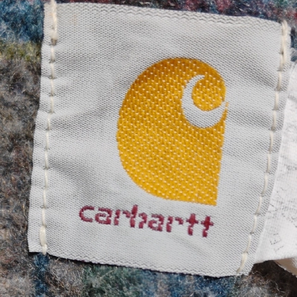 Carhartt Tan Men's Field Blanket Lined Duck Hunting Vtg Jacket (BX81) - Picture 2 of 11
